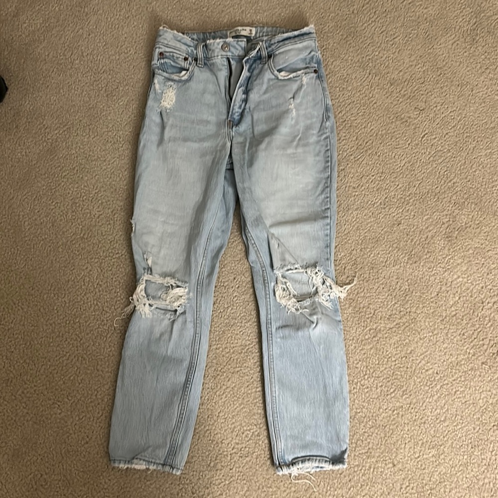 Abercrombie curve love high rise jeans
